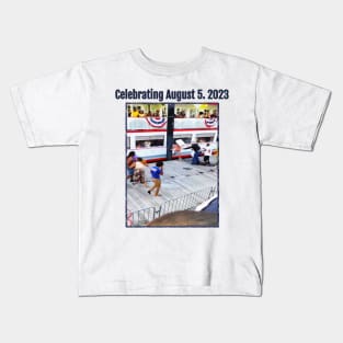 Celebrating August 5. 2023 Kids T-Shirt